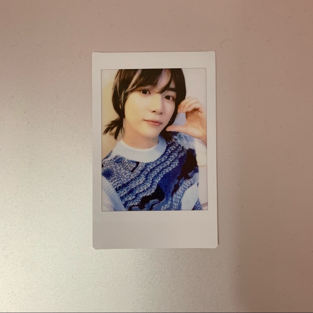 TXT Beomgyu Pigtails Polaroid Photocard